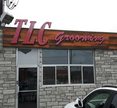 Storefront of TLC Grooming